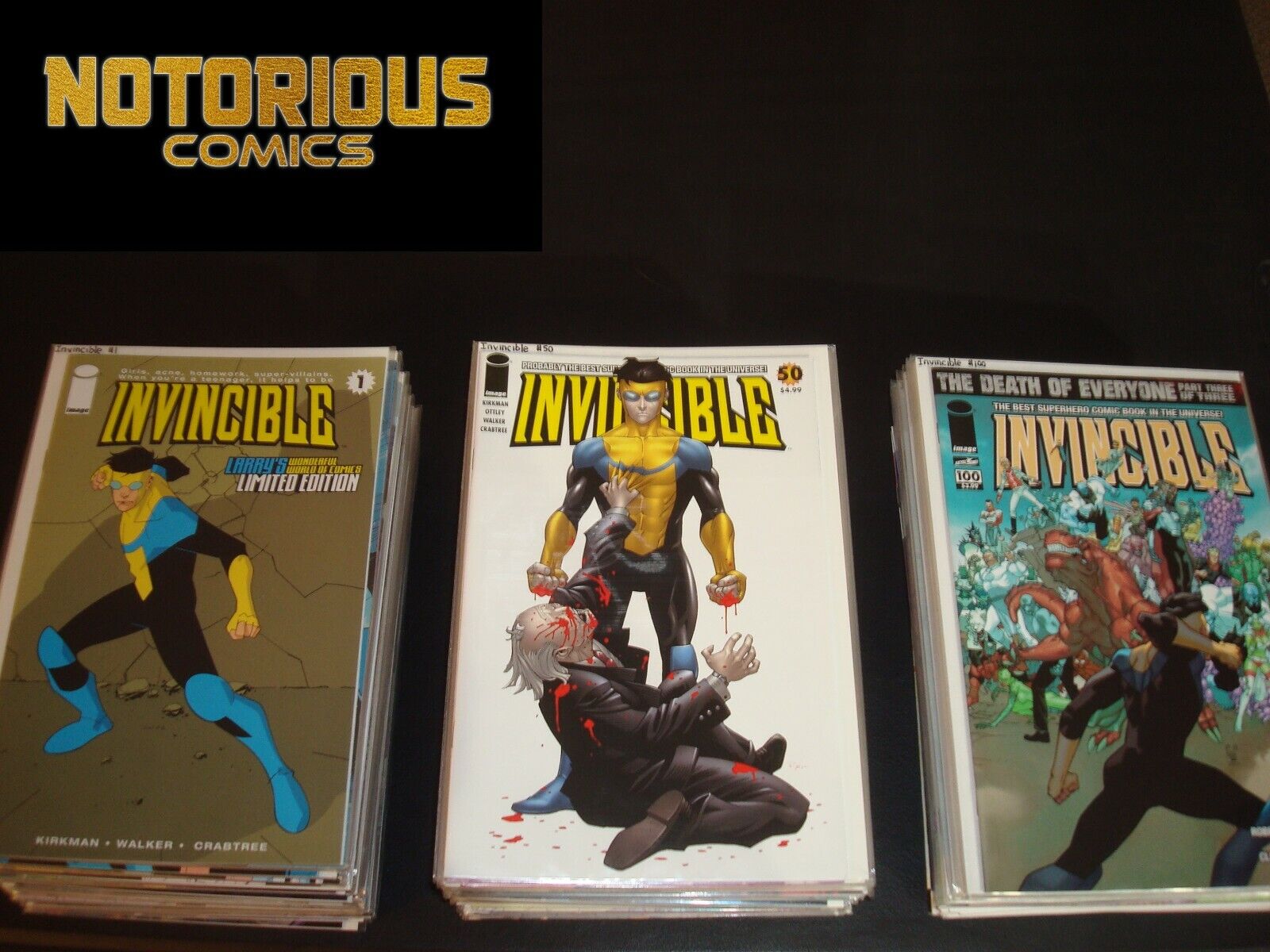 Invincible 1-144 Complete Comic Lot Run Set Image Kirkman Skybound  Collection