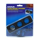 <!--F#f_0-->Narva Triple Blank Flush Mount Housing Mount - suits complete 29mm gauges range<!--F/-->