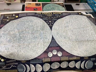 KAPPYS 1969 MOONLANDING SOUVENIRS McDONALD'S & NATIONAL GEOGRAPHIC MAPS  A786