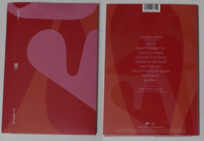 Monsta X - All About Love vers. III - U.S. cd, 7x10 book cover
