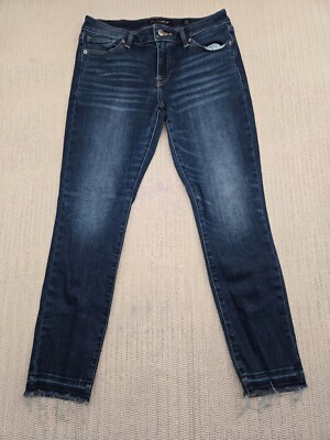 Lucky Brand Jeans Womens 5 30 x 26 Blue Denim Ankle Cheville Dark Wash