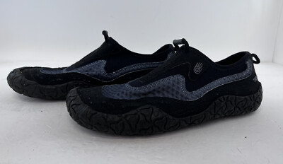 TEVA Black Gray S/N 6752 Water Swim Shoes Beach Swim Shoes Beach Slip On  Women