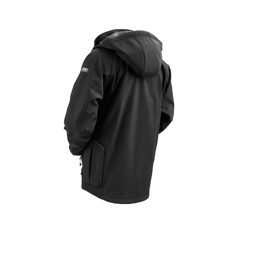 NWOT RIDGID Men's XXL Black 18V Lithium-Ion Cordless Heated Jacket w/ Hood - Picture 5 of 11