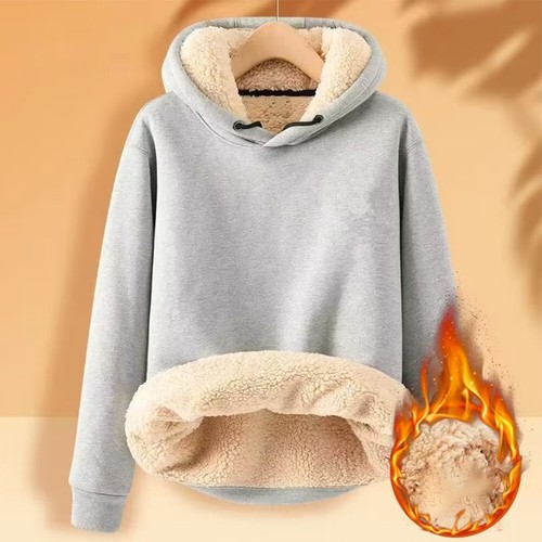 Men's Plain Sweatshirt Pullover Stylish Fleece Lined Jumper Casual Top Hoodie - Picture 14 of 18