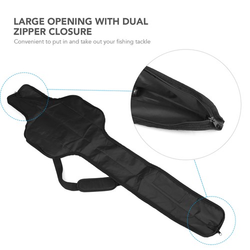 Lixada 53 Inch Fishing Rod Bag Portable Folding Fishing Pole Tackle US T5V3 - Picture 7 of 12