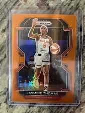 Jasmine Thomas Connecticut Sun 2022 Prizm WNBA Orange Prizm Card 29/49