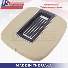 2012 2013 2014 For Cadillac Escalade Esv Center Console Lid Vinyl Cover Tan