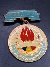 Order Romania Romania Badge Pioneer de Frunte Distins Cu Titlul
