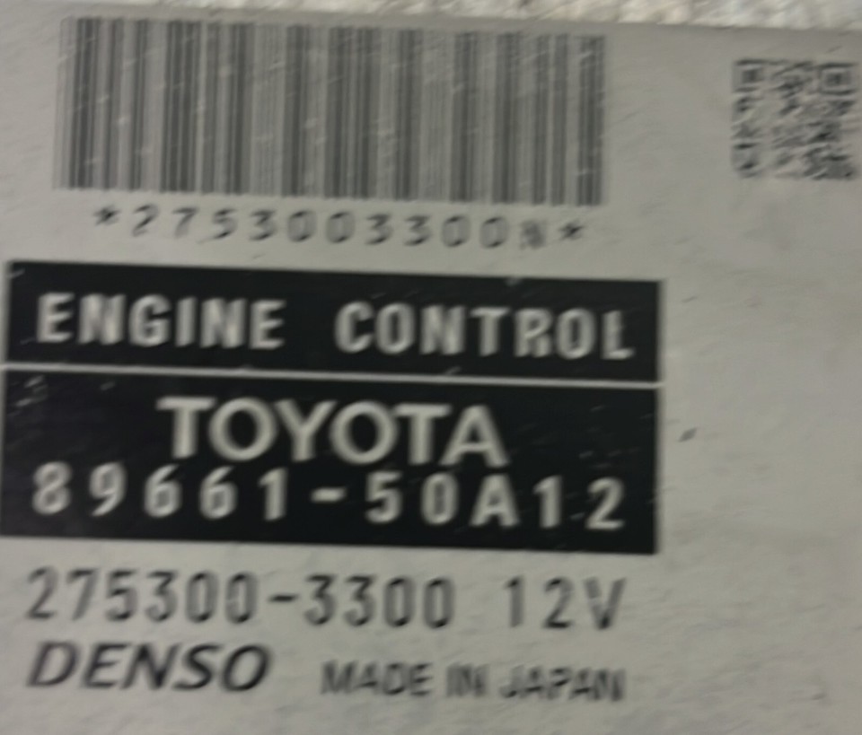 07 LEXUS LS460 4.6L V8 ENGINE CONTROL MODULE COMPUTER ECU PCM 89661 ...