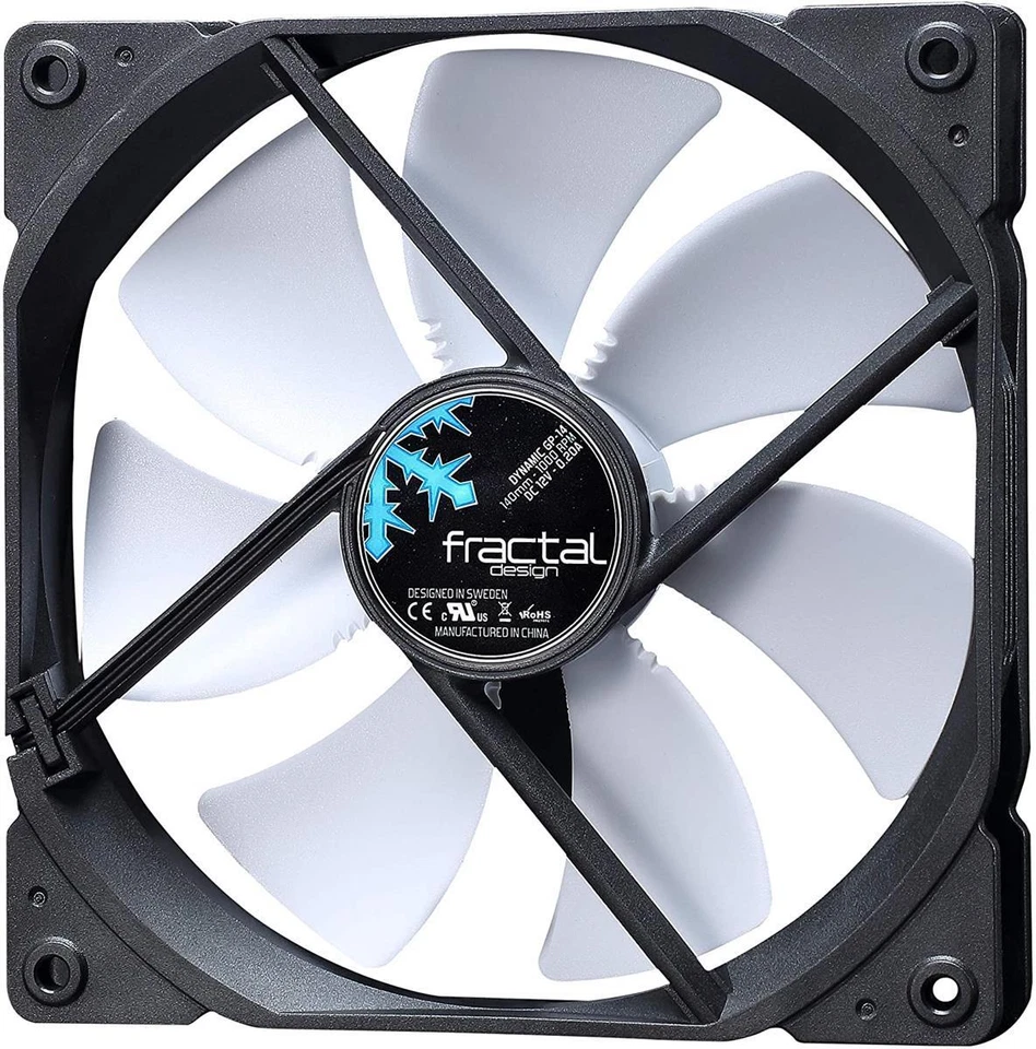 Fractal Design Dynamic GP-14 weiß (FD-FAN-GP-14 W) Gehäuselüfter 140mm #313744