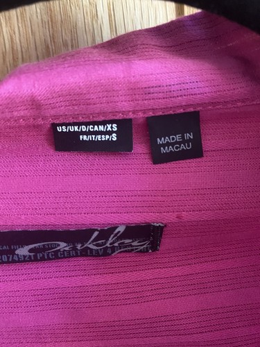 Gorgeous Oakley Bright Pink Blouse, Size XS - Picture 8 of 11