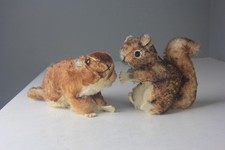 Steiff Murmy Marmot Perri The Squirrel Mohair Plush Toys