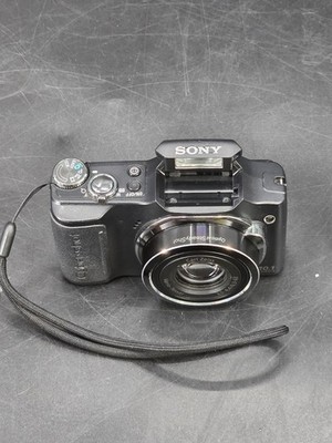 Sony Cyber-Shot DSC-H20 Digital Camera 10.1MP 10x Zoom Black (No