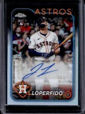 2024 Topps Chrome Update Joey Loperfido Auto RC Refractor Rookie #/499 Astros