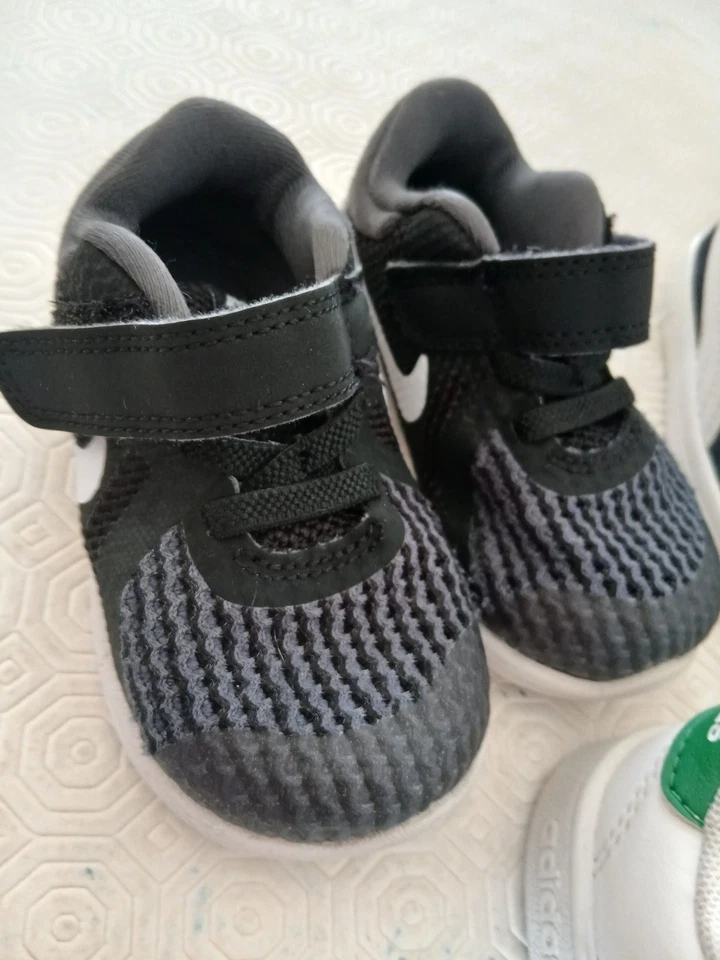 3 Pairs Boys Trainers Size Puma 4 (20 euro)nike 4.5 (21 Euro) Adidas 4(20 euro) - Image 4 of 4