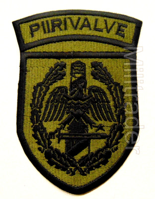 Estonia Estonian Border Guards Subdued Patch (PIIRIVALVE)