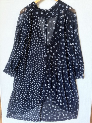 Taking Shape TS Spot The Dot Cardi Blue Bazaar Size XL New - Picture 3 of 4
