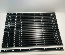 (20) Knape & Vogt Unbanded Mounting Rail for 150lb Ball Bearing Drawer Slide 18”