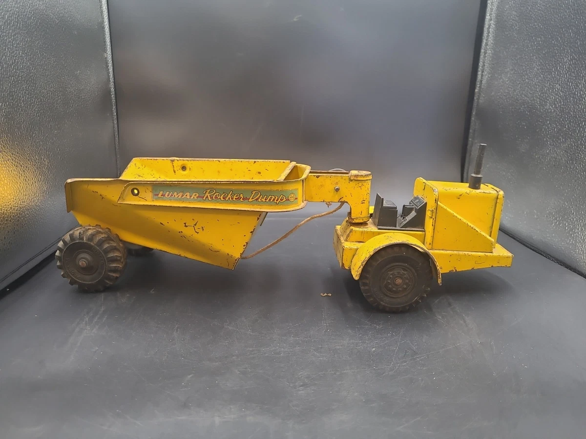 Marx 1950 Vehicle Year Vintage Manufacture Diecast Dump Trucks for