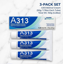 3-PACK A313 Vitamin A Retinol Cream 50g Made in France Sealed Exp 2028