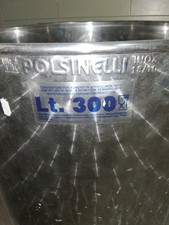 Silos cisterna acciaio INOX litri 300