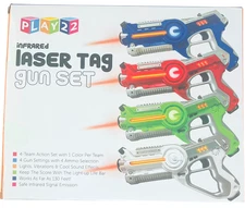 Play22 Infrared Laser Tag Gun Set- 4 gun set, GUNS + Vest Complete and Working