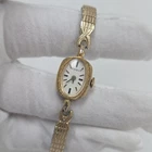 Vintage TIMEX Ladies Petite Cocktail Wrist Watch Gold Tone Mechanical Wind Up