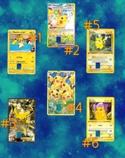 Pikachu Credit Debit Card Pokemon Skin Sticker Cover (Small Chip)