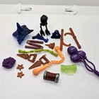 Vintage 1990’s Teenage Mutant Ninja Turtles Lot Of Weapons Accessories & 1 Fig
