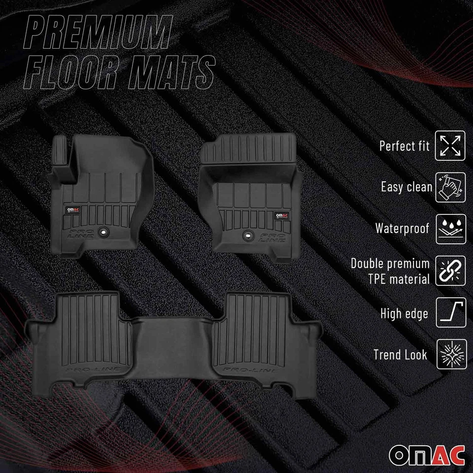 Alfombrillas OMAC Premium para Land Rover LR3 2005-2009 para todo tipo de clima de alta resistencia Foto 2 de 4