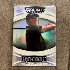 Christo Lamprecht 2025 UD Goodwin Exquisite Rookie RC R-CL 85/149 Golf HK 77