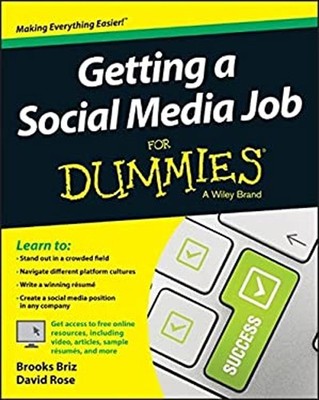 Getting a Social Media Job Taschenbuch Brooks, Rose, David Briz