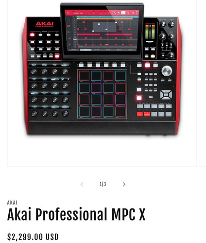 Akai Professional MPC-X campionatore e sequenziatore standalone - Foto 4 di 6