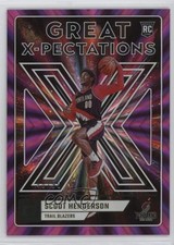 2023 Donruss Great X-Pectations Holo Purple Laser 48/99 Scoot Henderson #8 16q7