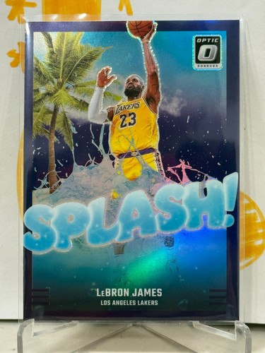LeBron James [Gold] #5 2024 Panini Donruss Optic Splash card