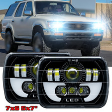 5x7 7X6" LED Headlights Look Fit Toyota Pickup 1982-1995 Truck 4Runner
