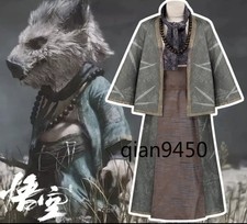 Black Myth:Sun Wukong Costume Zhu Bajie Clothing Halloween Cosplay Hood Man Kids