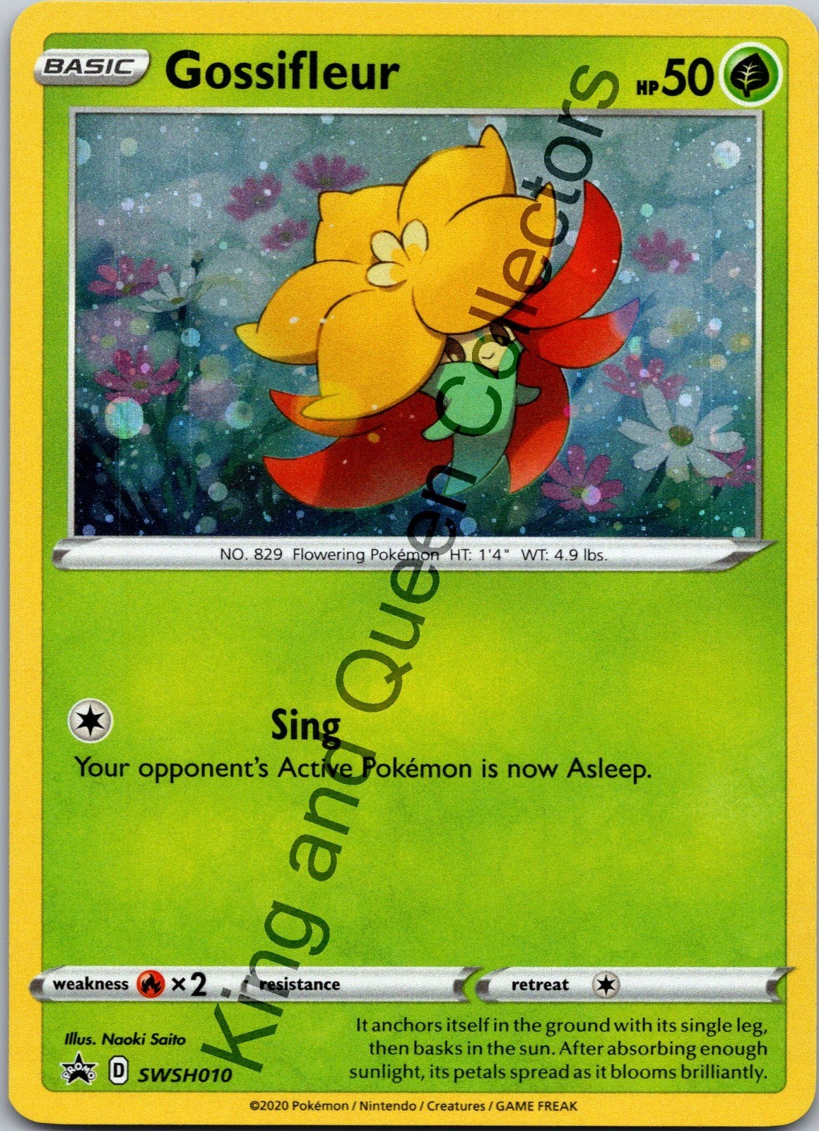 Gossifleur Holo Promo SWSH: Sword & Shield Promo Cards SWSH010 NM