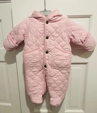 Ralph Lauren Baby Quilted Barn Bunting Snow Suit Size 6M