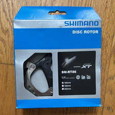 Shimano Deore XT SM-RT86 Ice-Tech 160mm 6-Bolt Disc Brake Rotor Silver/Black