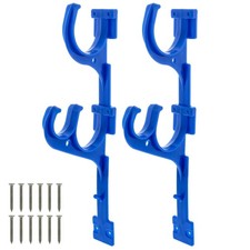 U.S. Pool Supply Pool Pole Hanger - 2 Plastic Pool Hooks for Poles - Equipmen...