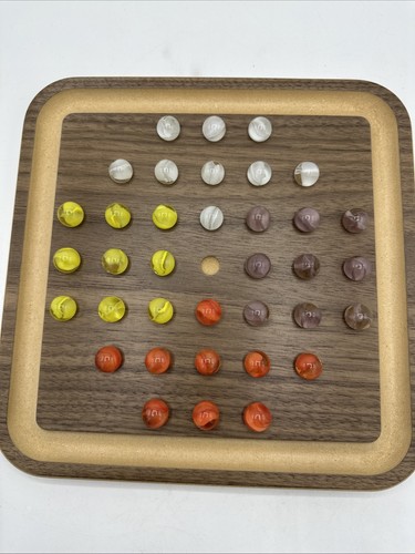 Across the Board SOLITARE Game- 100% COMPLETE! Handcrafted Wood- EUC - Picture 5 of 5