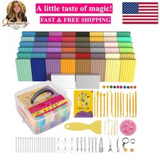 Polymer Clay 50 Colors, Modeling Clay for Kids DIY Starter Kits, Oven Baked M...