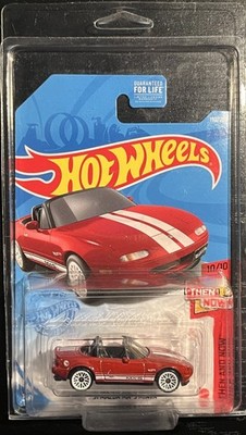   Hot Wheels TH Treasure Hunt 1991 Mazda MX-5 Miata Red - GTC93-M9C0K