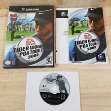 Tiger Woods PGA Tour 2003 (Nintendo GameCube, 2002) CIB Authentic & works