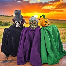 Paper Magic Group Zombie Frankenstein JOL Vampire Hanging Halloween Bungee Lot