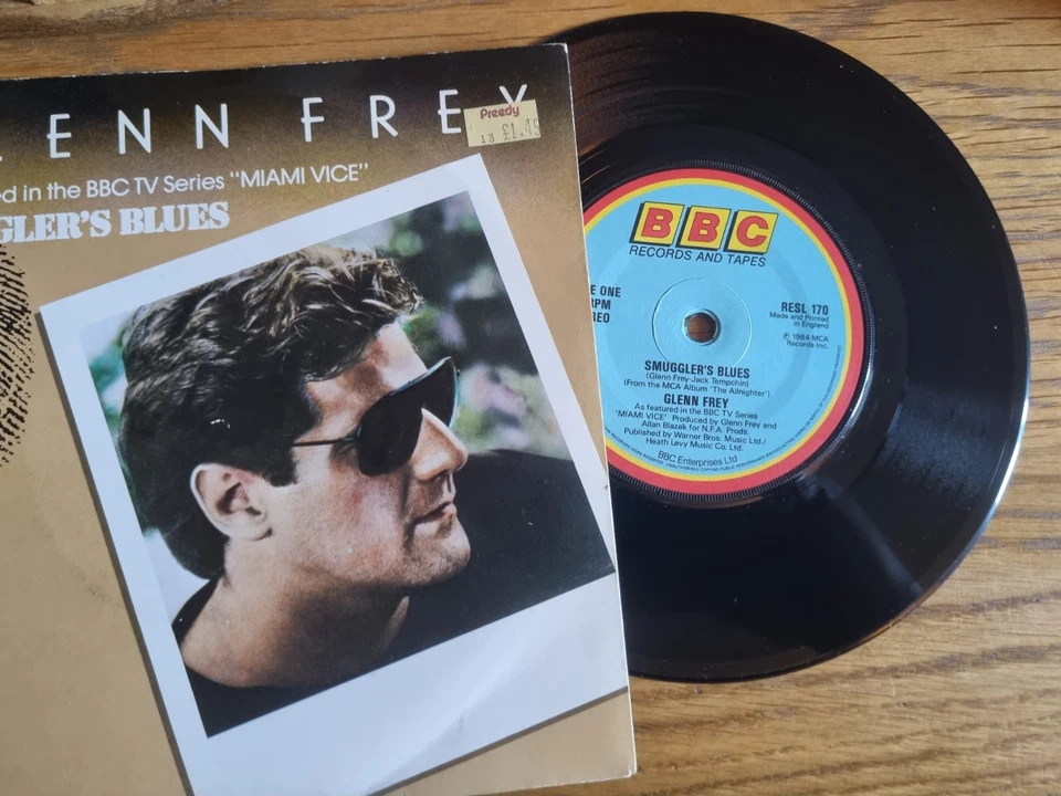 Glenn Frey – Smuggler's Blues (Miami Vice) 1985 BBC Records 7” - Image 2 of 4