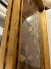 Wooden serving tray with marquetry star pattern inlay — photo 7