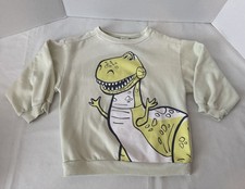 Disney Toy Story Rex Kids Crewneck Sweatshirt Size 4 Aliens Buzz