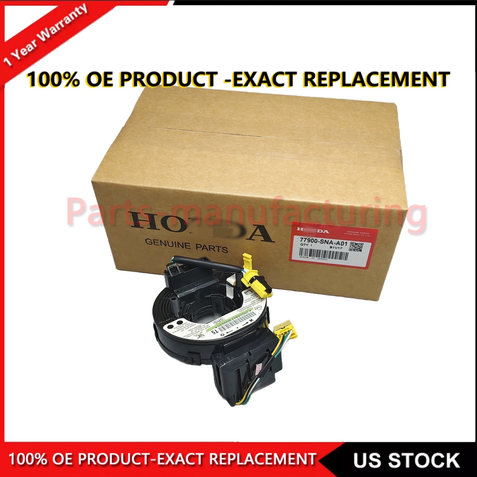 NEW Clock Spring OEM 77900-SNA-A02,77900-SNA-A01 For Honda Civic 2006-2011